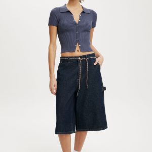 91 Baggy Denim Jort