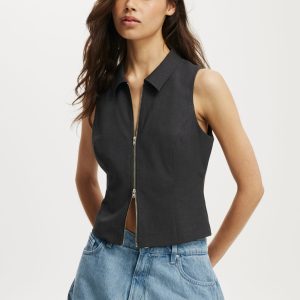 Bubble Denim Skirt
