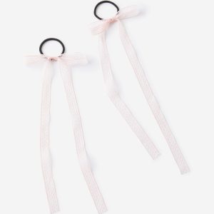 2Pk Poppy Hair Bows